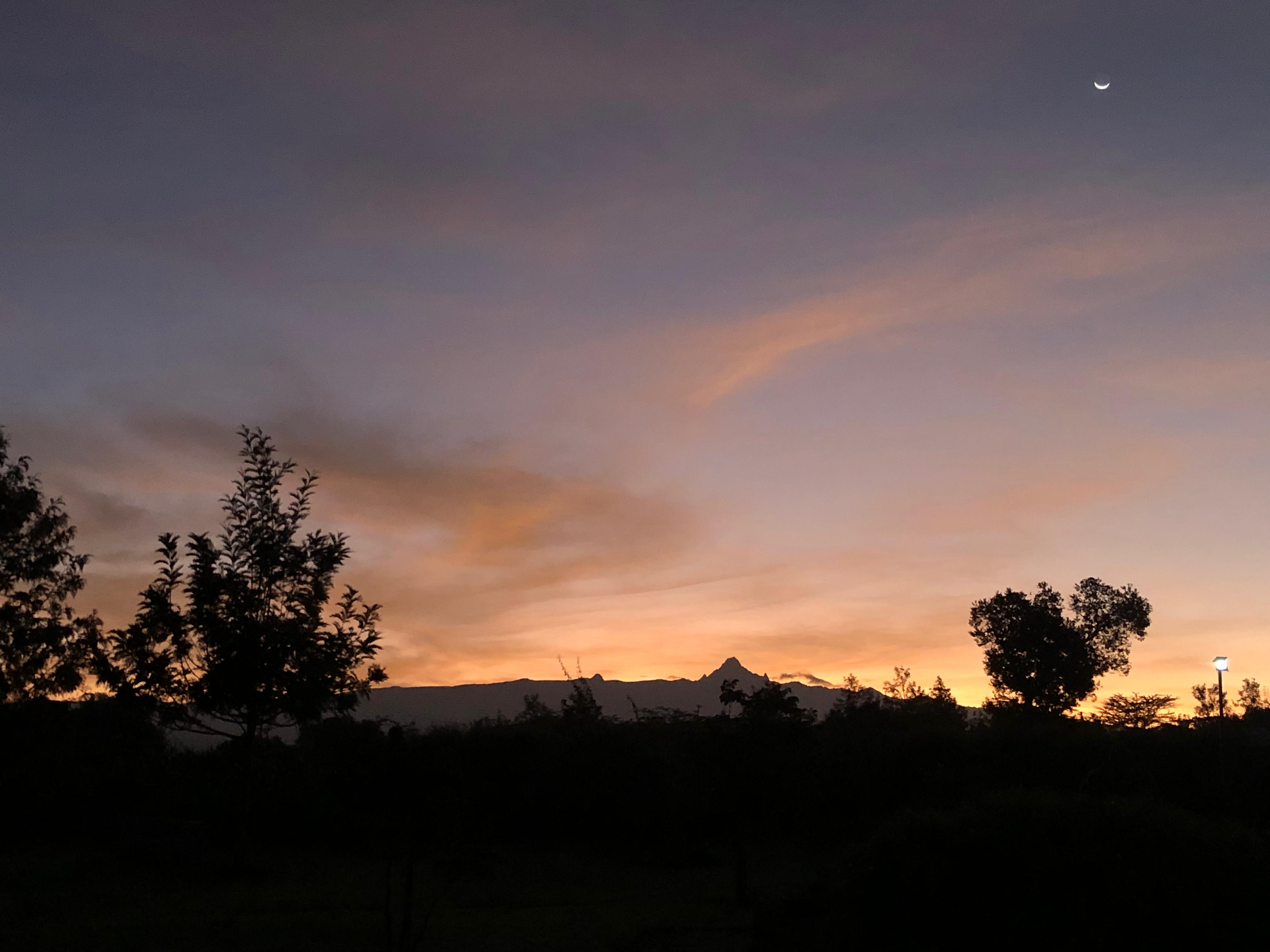 Sunset-watching at orangeblossomcottage